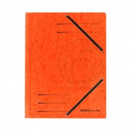 Prešpánový obal s gumičkou Herlitz oranžový_1