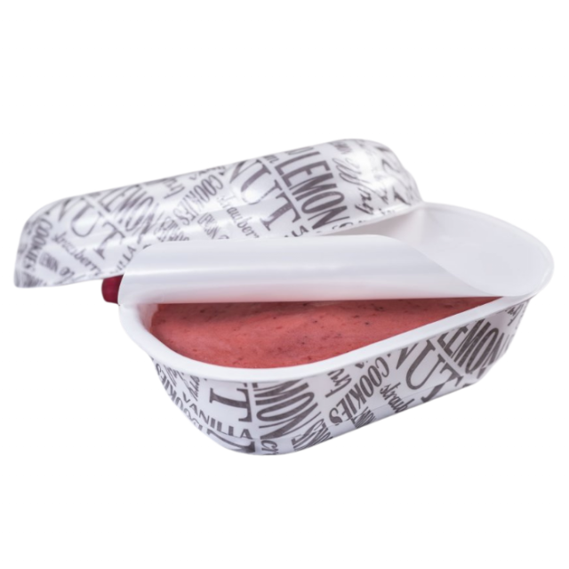Termo box na zmrzlinu To Go, S vekom!, 750g/1100ml, [30 ks], potlačené, GEMAGEL, M_1