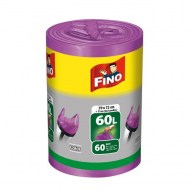 Vrecia zaväzovacie FINO Color 60 l, 13 mic., 59 x 72 cm, fialové (60 ks)_1
