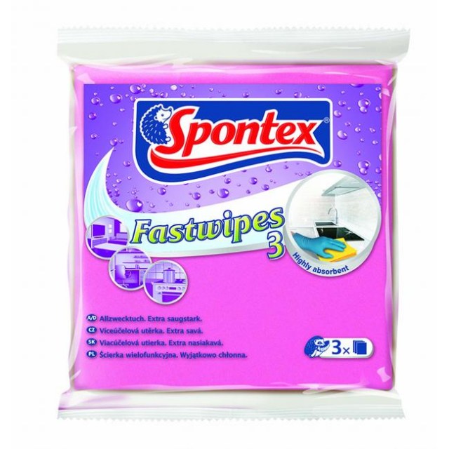 Utierka z viskózy Spontex Fast Wipes 3 kusy_1