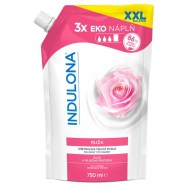 Tekuté mydlo INDULONA náhradná náplň 750 ml Ruža_1