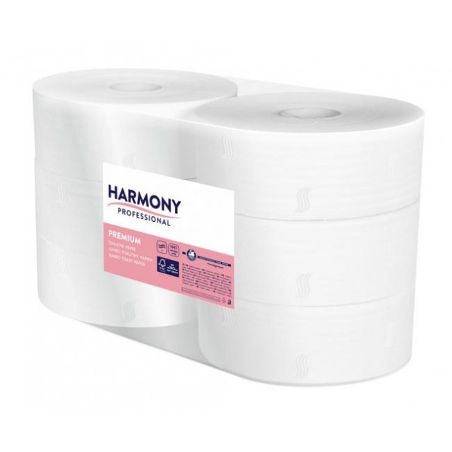 Toaletný papier 2-vrstvový Harmony Premium Jumbo 26 cm, návin 236 m (1 ks)_1