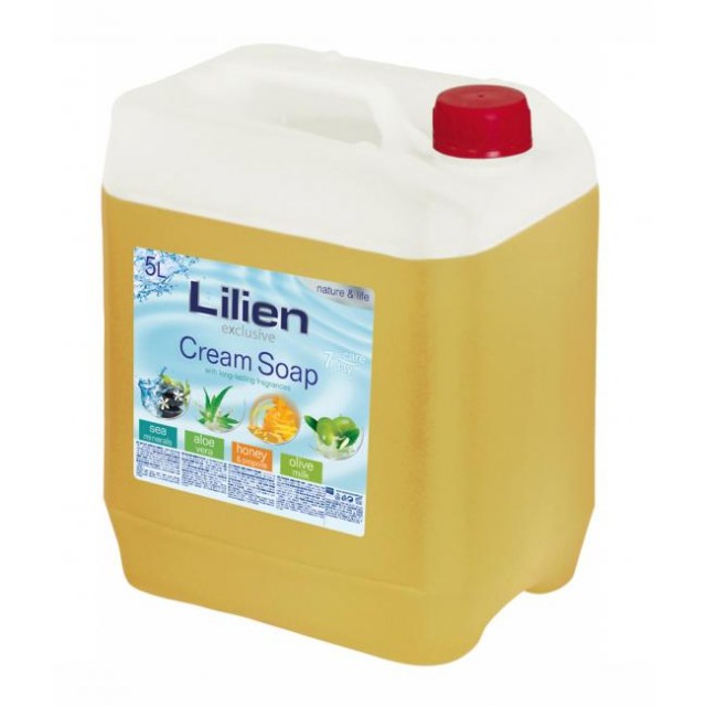 Tekuté mydlo krémove Lilien 5l Honey_1