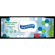 Vlhčené utierky Superfresh antibakteriálne 72ks_1