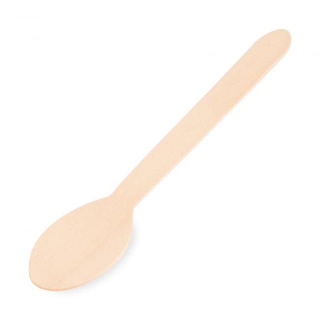 Lyžica drevená 16 cm 100 ks_1