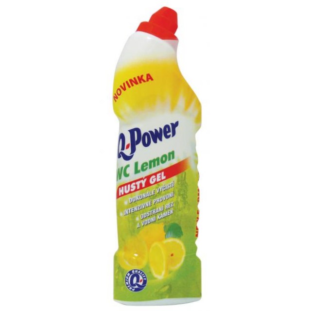 Q-Power WC gél 750 ml - Lemon_1