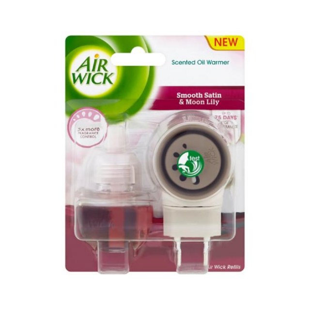 Air Wick elektrický osviežovač + náplň 19 ml Mesačná Ľalia & Satén_1