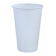 Poháre plastové 500ml 50ks biele_1