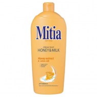Mitia tekuté mydlo 1 l - Med&Mlieko_1