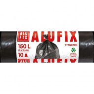 Vrecia na odpadky 150 l / 10 ks, 40 my, 78 x 105 cm, čierne, LDPE_1