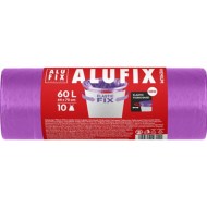 Vrecia na odpad zaťahovacie Elastic FIX LDPE 64x70cm 60 l/10pcs fialové_1