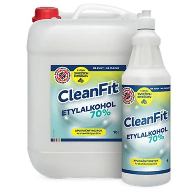 CleanFit dezinfekčný roztok Etylalkohol 70% citrus 10l_1