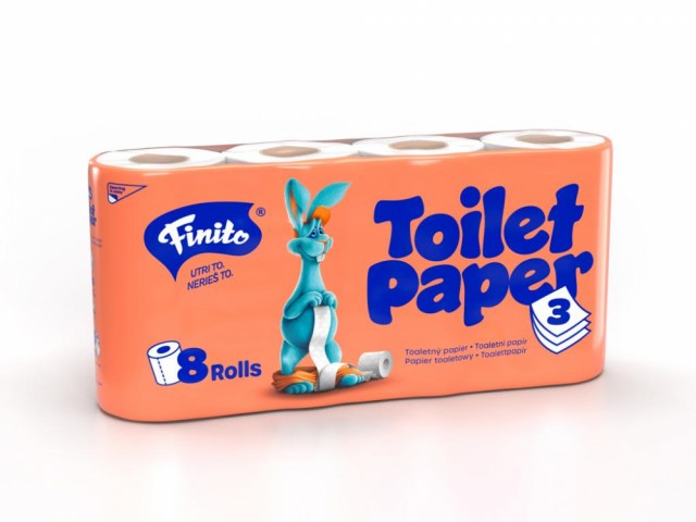 Toaletný papier FINITO 3-vrstvový [8 ks x 160út]  _1