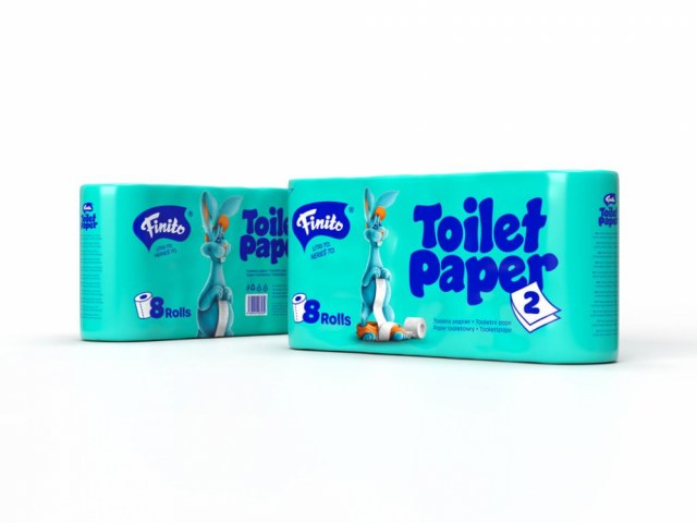 Toaletný papier FINITO 2-vrstvový [8 ks x 160út] _2