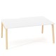 Pracovné stoly Bench ALFA ROOT 180x160cm, biely_1