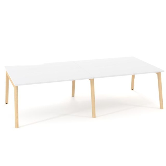 Pracovné stoly Bench ALFA ROOT 280x160cm, biely_1