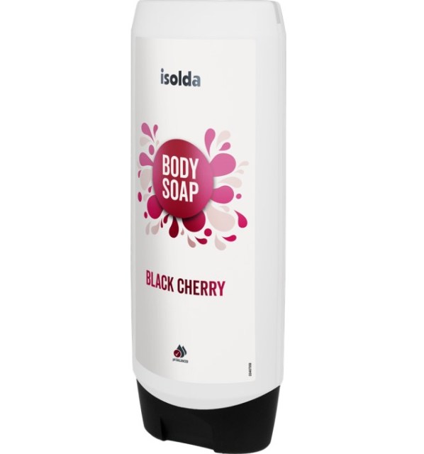 ISOLDA Black cherry body soap 550 ml, CLICK&GO!_1