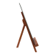 Stojanček JUNIOR s tabuľkou A4, Mahogany_3