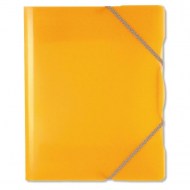 Plastový obal s gumičkou Karton PP Opaline oranžový_1