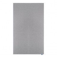 Textilná akustická nástenka WALL-UP verikálna 200x119,5 cm tichá šedá_1