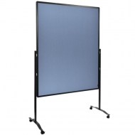 Moderačná tabuľa plstená 150x120 cm PREMIUM PLUS modrosivá_1