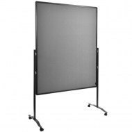 Moderačná tabuľa plstená 150x120 cm PREMIUM PLUS sivá_1
