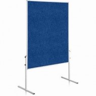Moderačná tabuľa plstená 150x120 cm ECONOMY modrá neskl._1