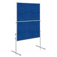 Moderačná tabuľa plstená 150x120 cm ECONOMY modrá_1