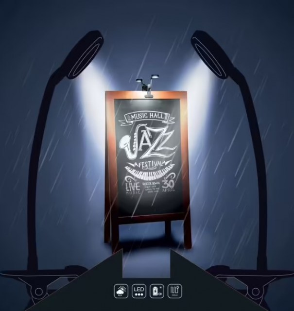 LED lampičky na osvetlenie tabulí, venk. prov., 2 ks_2