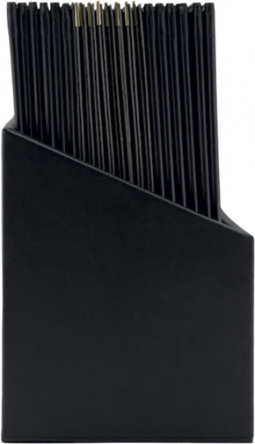 Box s 20 jedálnymi lístkami A4, s 1 dvojitou vložkou (4 strany), Black_2