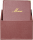 Box s 20 jedálnymi lístkami A4, s 1 dvojitou vložkou (4 strany), Wine Red_1