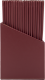 Box s 20 jedálnymi lístkami A4, s 1 dvojitou vložkou (4 strany), Wine Red_2