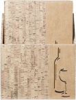 Box s 10 jedálnymi lístkami A4, s 1 dvojitou vložkou (4 strany), Cork_1