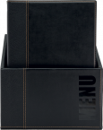 Box s 20 jedálnymi lístkami A4, s 1 dvojitou vložkou (4 strany), Black_1
