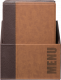 Box s 20 jedálnymi lístkami A4, s 1 dvojitou vložkou (4 strany), Light Brown_1