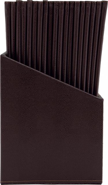 Box s 20 jedálnymi lístkami A4, s 1 dvojitou vložkou (4 strany), Light Brown_2