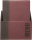 Box s 20 jedálnymi lístkami A4, s 1 dvojitou vložkou (4 strany), Wine Red_1