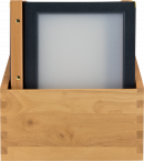 Box s 20 jedálnymi lístkami A4, s 2 vložkami (4 strany), Black_1
