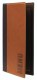 Dlhý jedálny lístok, s 1 dvojitou vložkou (4 strany), Light Brown_1