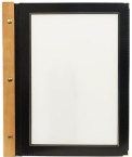 Jedálny lístok A5, s 2 vložkami (4 strany), Black_1