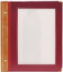Jedálny lístok A5, s 2 vložkami (4 strany), Wine Red_1