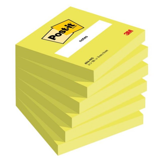 Bloček Post-it 76x76 zelený 6 x 100 lístkov_1