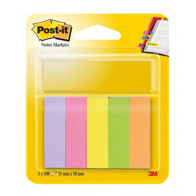 Záložky Post-it papierové 15x50mm_1