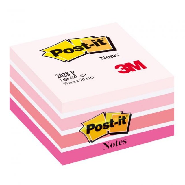Bloček kocka Post-it 76x76 ružová_1
