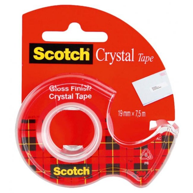 Lepiaca páska Scotch 600 19mm x 7,5m s dispenzorom_1