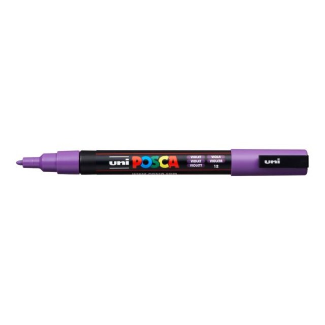Popisovač uni POSCA PC-3M fialový_1
