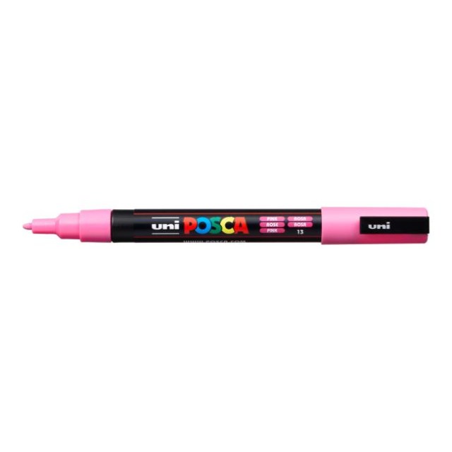 Popisovač uni POSCA PC-3M ružový_1