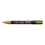 Popisovač uni POSCA PC-3M zlatý_1