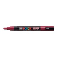 Popisovač uni POSCA PC-3M bordový_1