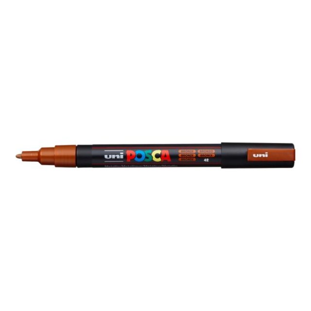 Popisovač uni POSCA PC-3M bronzový_1